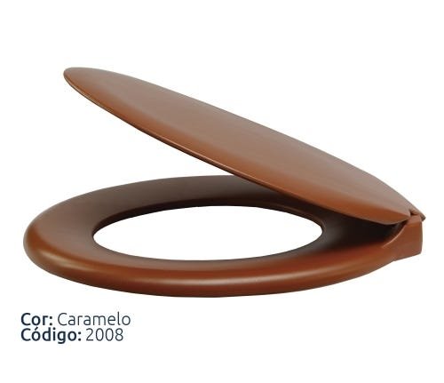 Assento Sanitário Alumasa Caramelo - 3