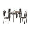 Ver imagem 2 de Conjunto para Sala de Jantar com 4 Cadeiras Lívia Preto