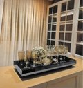 Ver imagem 1 de Bandeja Espelho Fumê Luxo Decoração