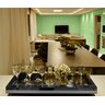 Bandeja Espelho Fumê Luxo Decoração - 3