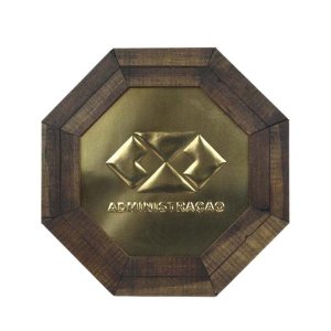Quadro Oitavado Profissão Administração 18cm