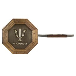 Quadro Oitavado Profissão Psicologia 18cm - 3