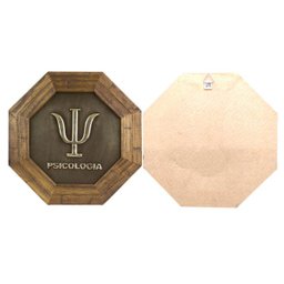 Quadro Oitavado Profissão Psicologia 18cm - 2