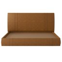 Ver imagem 3 de Cama King Flutuante com Cabeceira 195cm Astra S04 Couríssimo Caramelo - Lyam Decor