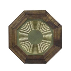 Quadro Oitavado Radiônico 9-Círculos 18cm