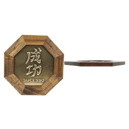 Quadro Oitavado Ideograma Sucesso 18cm - 3