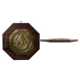 Quadro Símbolo Da Maçonaria Placa Decorativa 18cm - 3