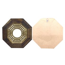 Quadro Feng Shui Baguá Céu Anterior Espelho Convexo 18cm - 4