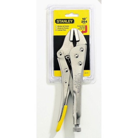 Alicate de Pressão Mordente Reto 10"" - 84-370 - Stanley Alicate Pressao Mordente Reto 10" Stanle 84