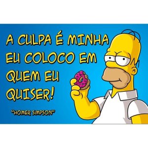 Placa Decorativa Quadro Frases A Culpa É Minha (h121)
