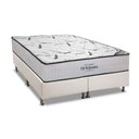 Ver imagem 1 de Cama Box Queen: Colchão Espuma Ortobom High Foam + Base Crc Courano White(158x198)
