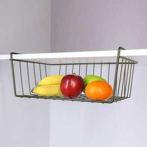 Cesto Suspenso Para Prateleira M Verde Oliva Bel