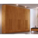 Ver imagem 1 de Guarda Roupa Casal 6 Portas e 4 Gavetas Bahia Naturale  Rufato