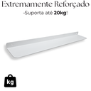 Ver imagem 3 de 2 Prateleiras 60cm Lavanderia Banheiro Multiuso Organização Parede Aço Reforçado Branco