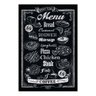 Placa Decorativa Grande Bar Cozinha Menu Cardápio Decoração Area Gourmet (Gv001) - 1