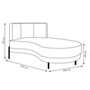 Ver imagem 5 de Sofá Chaise Lado Direito Downey Sala de Estar Pu Marrom G15 - Gran Belo