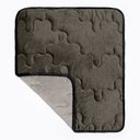 Ver imagem 2 de Edredom Plush para Pet Bouton Microfibra Flannel Dupla Face 80cm X 90cm Chocolate