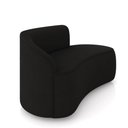 Ver imagem 7 de Sofá 2 Lugares Orgânico 140cm Morgan e 2 Poltronas Lua Suede Preto D03 - D’Rossi