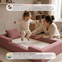 Ver imagem 5 de Cama Montessoriana Infantil Cama Kids Mr Baby + Segurança:Rosa