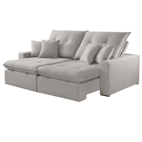 Sofá Retrátil e Reclinável Império 290 Cm Braço 25 Cm Meu Sofá Online