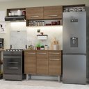 Ver imagem 1 de Armário de Cozinha Completa 225cm Rustic Emilly Madesa 01XA