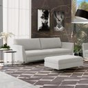 Ver imagem 6 de Sofá Decorativo Sala de Estar 2,30M Olívia Suede Cinza - Gran Belo