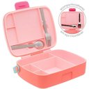 Ver imagem 2 de Lancheira Bento Box Magic com Talheres Inox Unicornio Rosa - Buba