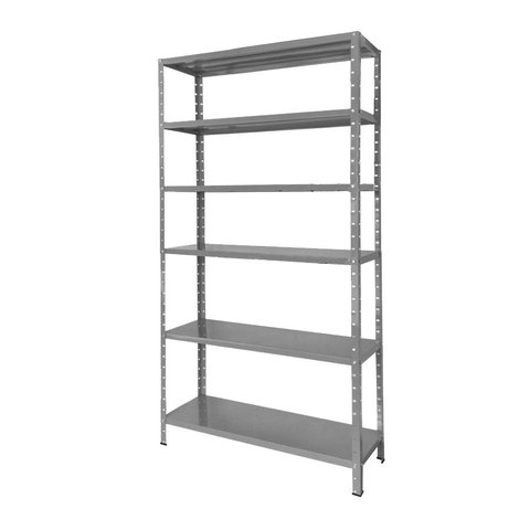 Estante de Aço 6 Prateleiras 30cm Multiuso Cinza 30kg por prateleira