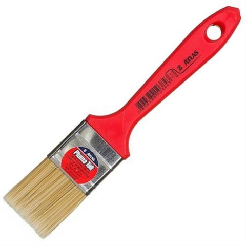 Trincha Pluma Tek Cerda Branca 4"" - 315/9 - Pinceis Atlas Trincha Plumatek Cerda Branca 4" Atlas 31
