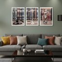 Ver imagem 1 de Kit 3 Quadros Justiça Advocacia 40x60 Moldura:branca