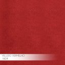 Ver imagem 4 de Banqueta Decorativa Selena Base Preta Veludo Vermelho - Gran Belo