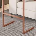 Ver imagem 4 de Mesa P/notebook Thor Mdp Perola Pés Ferro Bronze Sal Movelaria