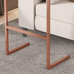 Mesa P/notebook Thor Mdp Perola Pés Ferro Bronze Sal Movelaria - 4