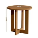 Ver imagem 2 de Mesa Lateral para Sala Redonda Nature Madeirado 8002 Jb Bechara