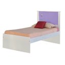 Ver imagem 1 de Cama Solteiro Reino Branco/Lilás - Gran Belo
