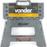 Banqueta Plastica Dobravel 220mm Cinza Alça Vonder 150kg - 1