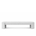 Ver imagem 2 de Recamier Luxo Decorativo Puff Fly 193cm Cama King Estofados:cinza