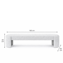Ver imagem 4 de Recamier Luxo Decorativo Puff Fly 193cm Cama King Estofados:cinza