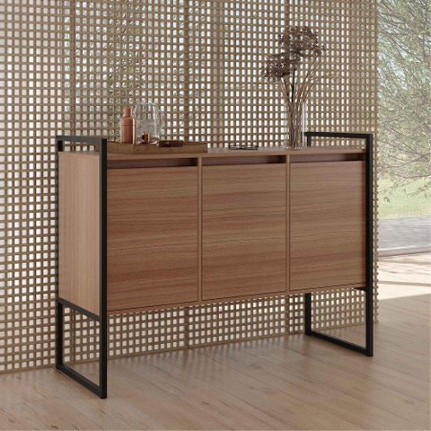 Buffet Industrial 3 Portas Rouxe - Montana