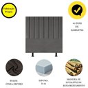 Ver imagem 4 de Cabeceira Estofada Cama Solteiro 100 Cm Lídia Suede e Frame Cinza
