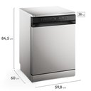 Ver imagem 2 de Lava-louça Electrolux 14 Serviços Inox com Programa Lava & Seca 50 Min Ls14e - 127v