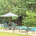 Ver imagem 6 de Kit Nossa Kasa Móveis Piscina Cadeira Mesa Espreguiçadeira - Verde