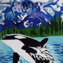 Ver imagem 2 de Toalha de Praia Margex Microfibra Estampada Golfinho Azul