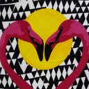 Ver imagem 2 de Toalha de Praia Margex Microfibra Estampada Cisne Pink