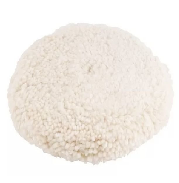 Ver imagem 4 de Kit 12 Boinas Lã Agressiva 5 Polegadas 125mm Disco Polir Polimento Vellcro Face Única Corte