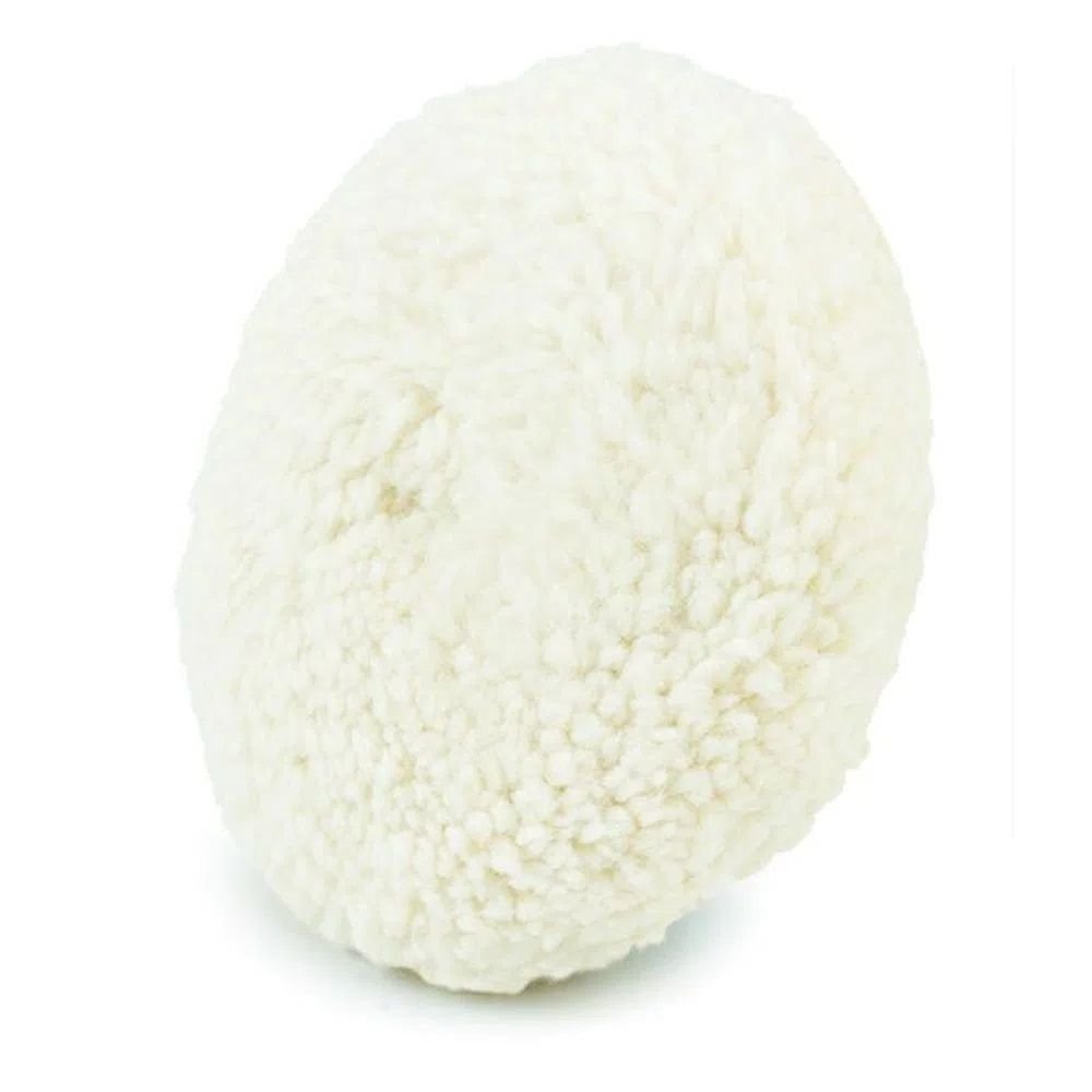 Ver imagem 6 de Kit 12 Boinas Lã Agressiva 5 Polegadas 125mm Disco Polir Polimento Vellcro Face Única Corte