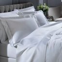 Ver imagem 2 de Fronha Avulsa Buettner Lisa Percal 1000 Fios Pespontada com Abas Branca