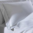 Ver imagem 1 de Fronha Avulsa Buettner Lisa Percal 1000 Fios Pespontada com Abas Branca