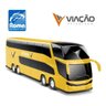 Onibus Viação Petroleum 1475 Carrinho Brinquedo Infantil Busão Carro Coletivo Veículo Coleção - Amar - 4