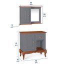 Ver imagem 5 de Gabinete para Banheiro e Armário Espelheira Dália 3064